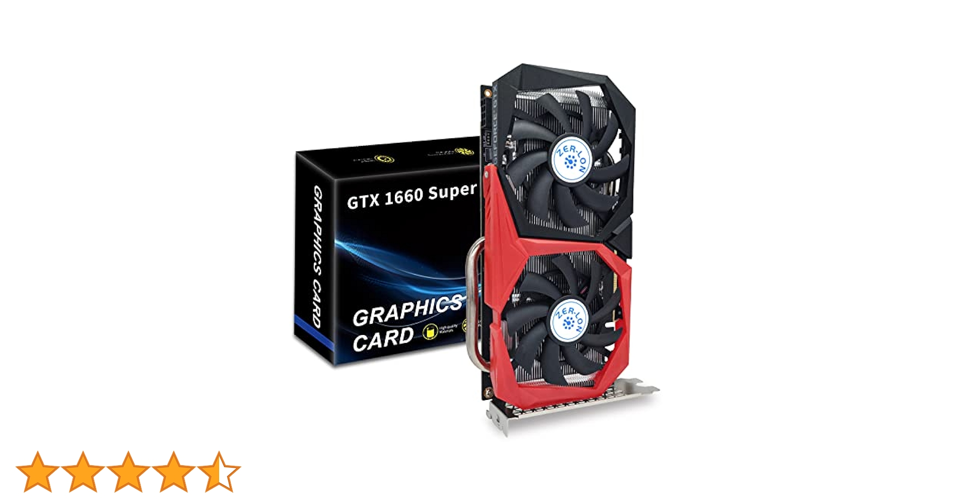 Amazon | ZER-LON GeForce GTX 1660 Super 6GB グラフィック